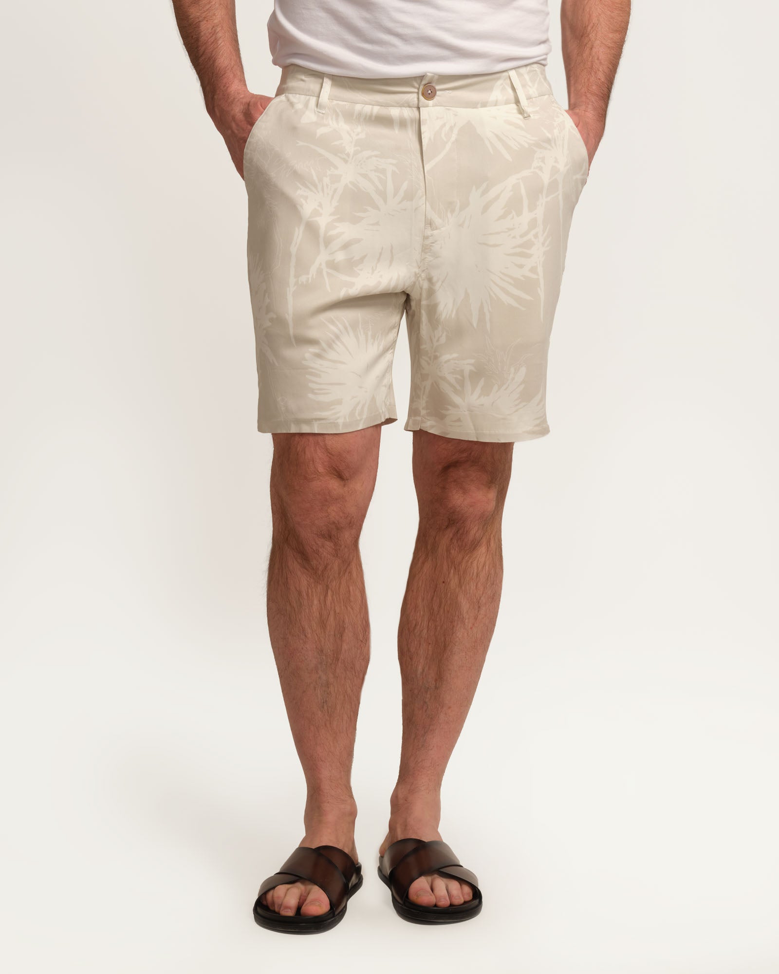 ROSCIOLI Men's Shorts 2024 Bermudas; plain weave 44