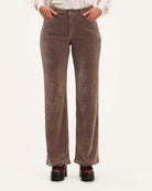 Wide Leg Fly Front Flared Pant | Industry | JANE + MERCER