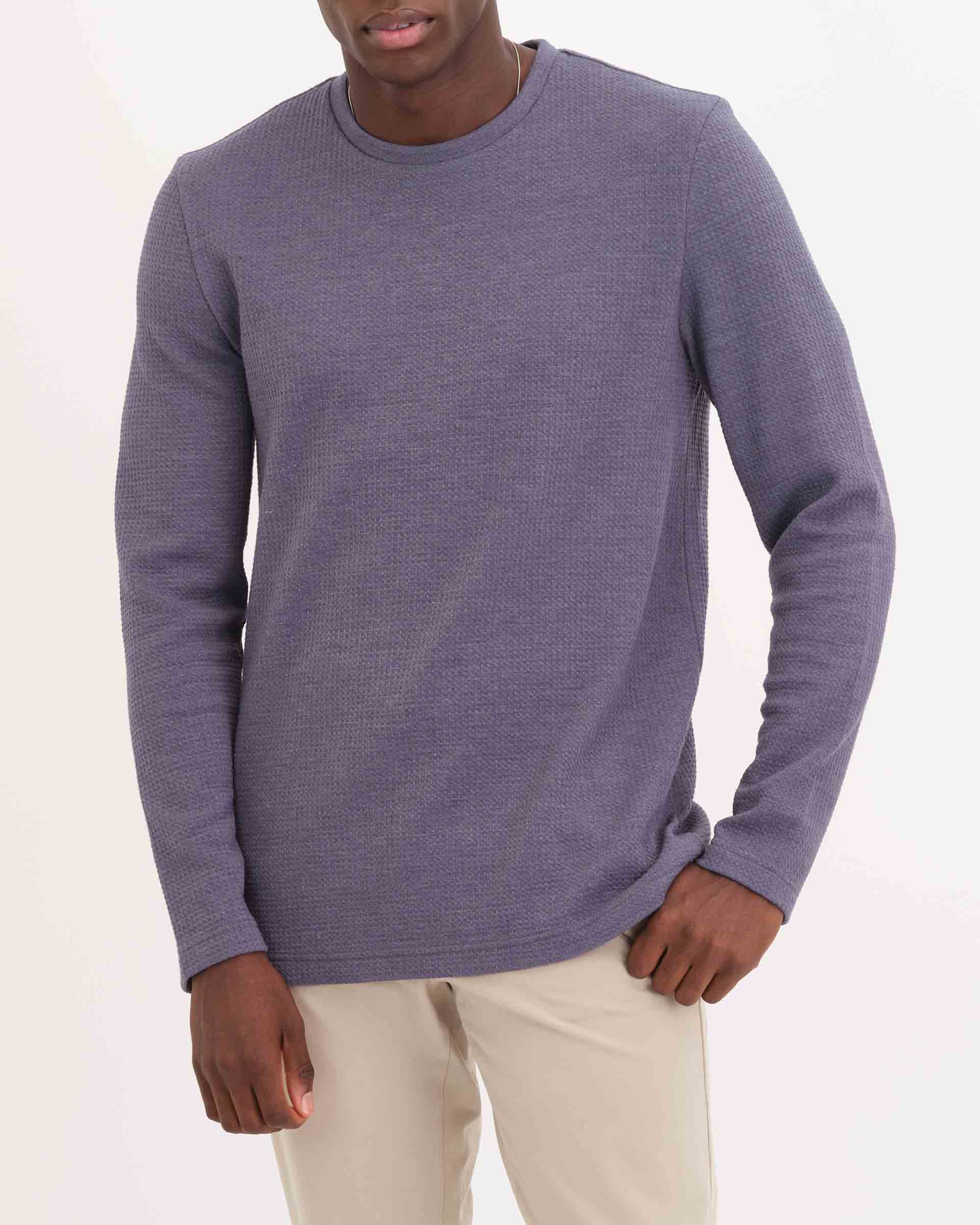 Men's Cotton-Modal Knit Pullover Sweater | M Magaschoni Men's | JANE + MERCER