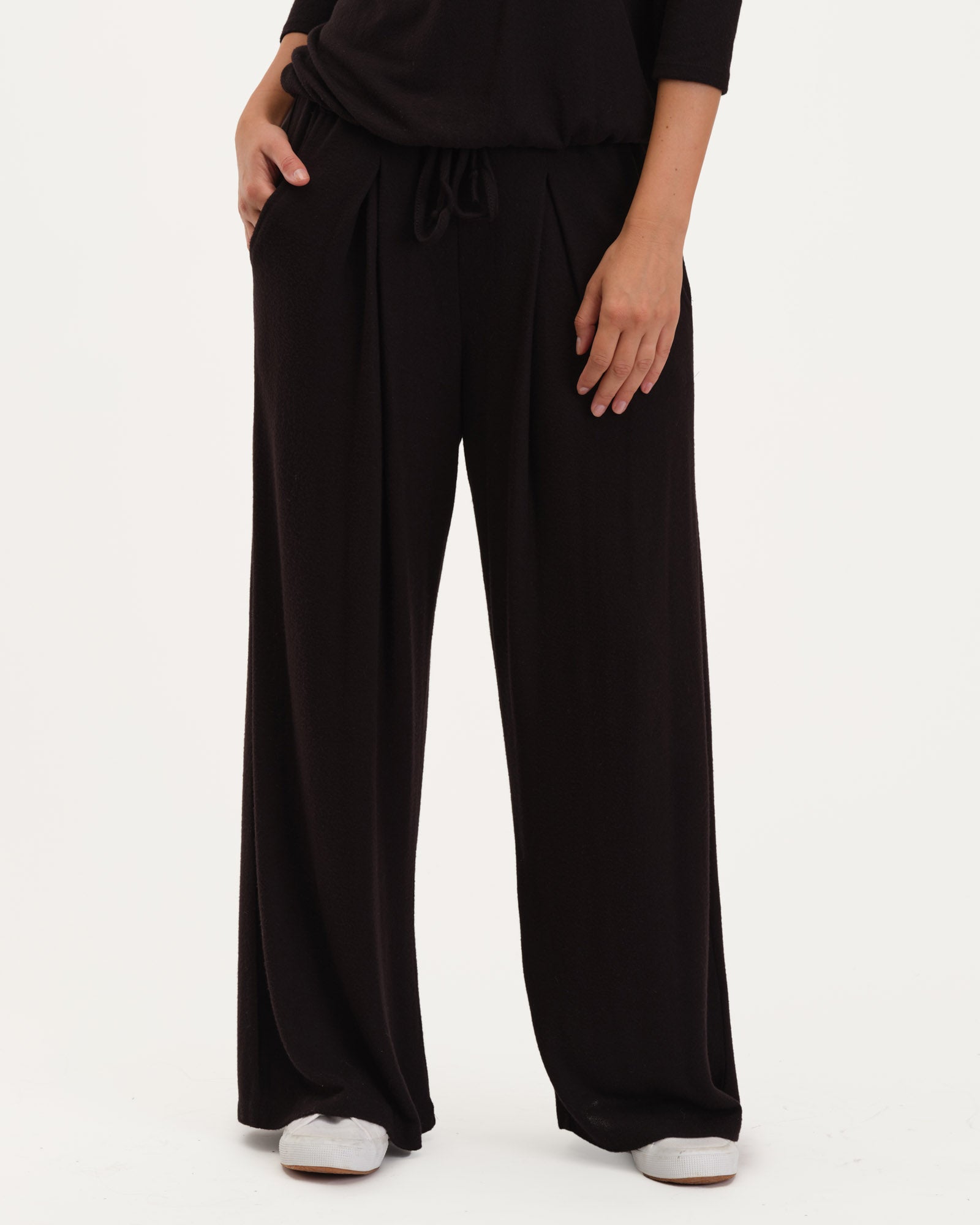 Wide Leg Hacci Pants | Chelsea & Theodore