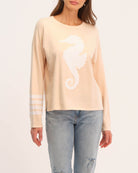 Philosophy Women's Seahorse Print Pullover Sweater | JANE + MERCER