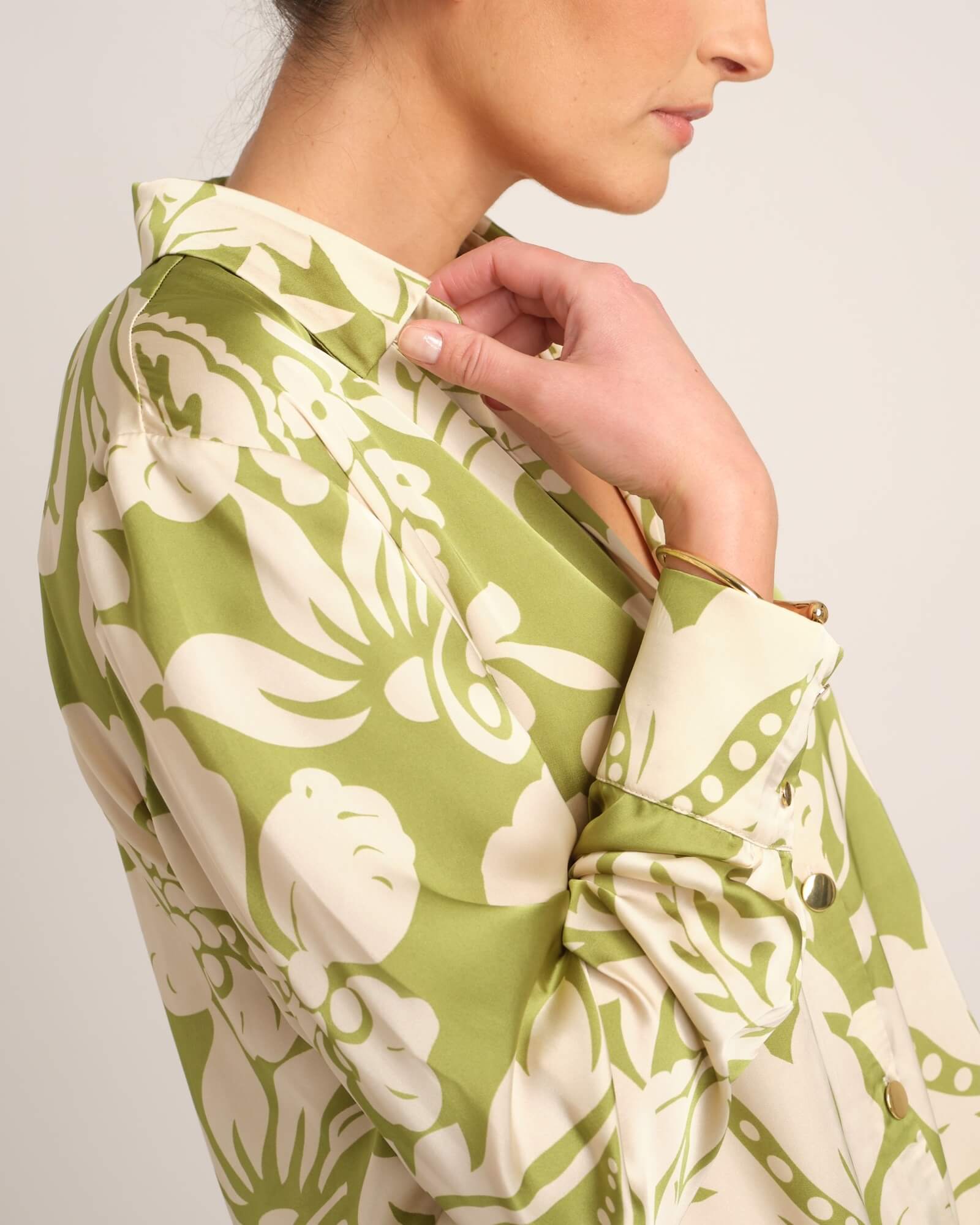 Philosophy Women's Floral Print Shirttail Hem Shirt | JANE + MERCER