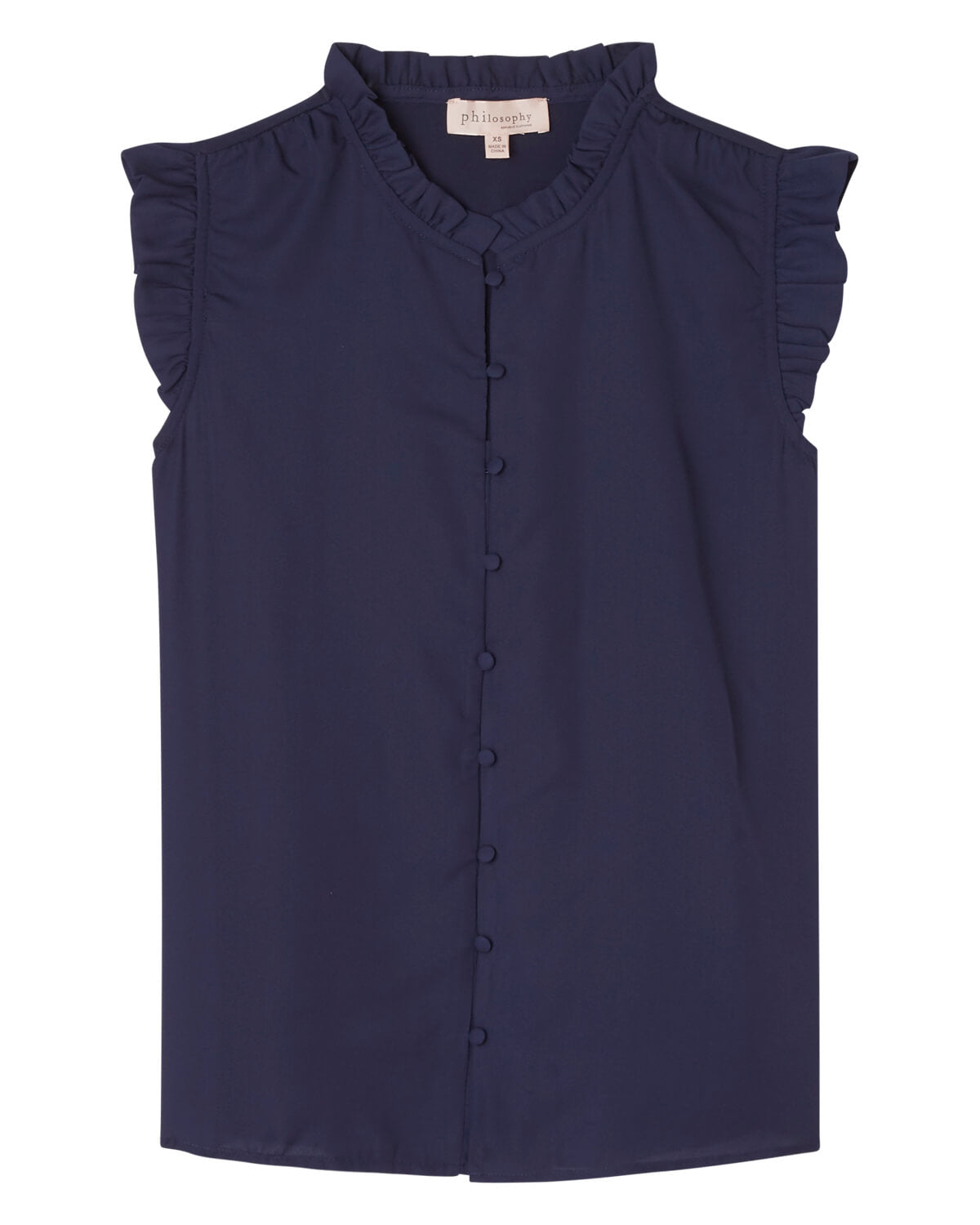 tory burch ruffle shell top