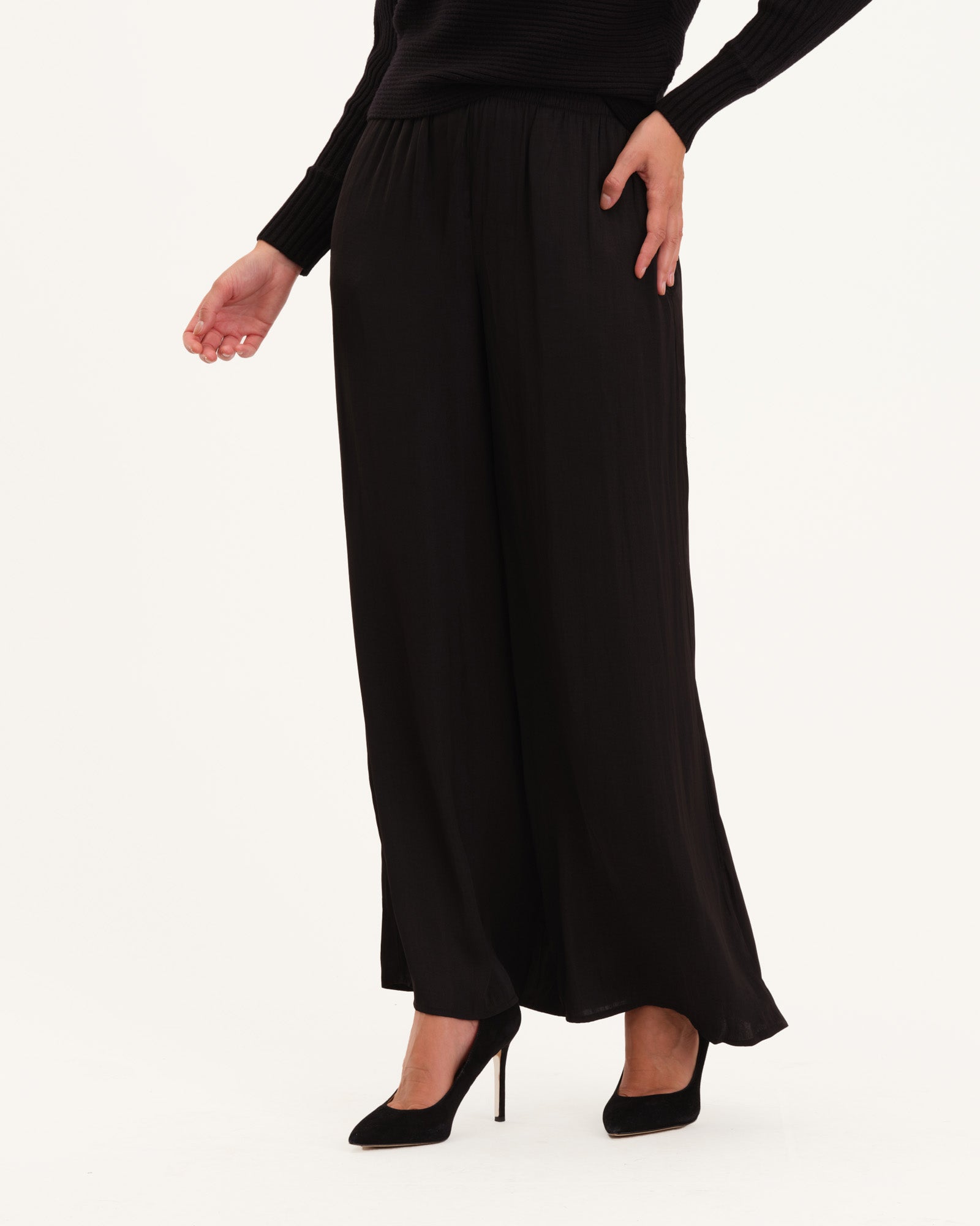 Pull-On Shirred Wide Leg Pant | Philosophy