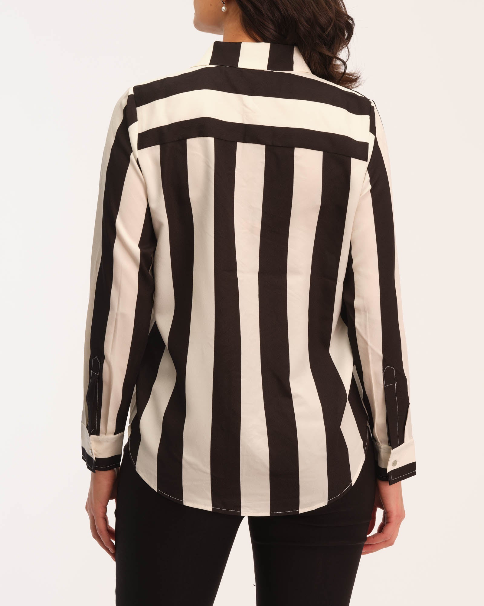 Shop Philosophy Women's Multi Stripe Print Blouse | JANE + MERCER