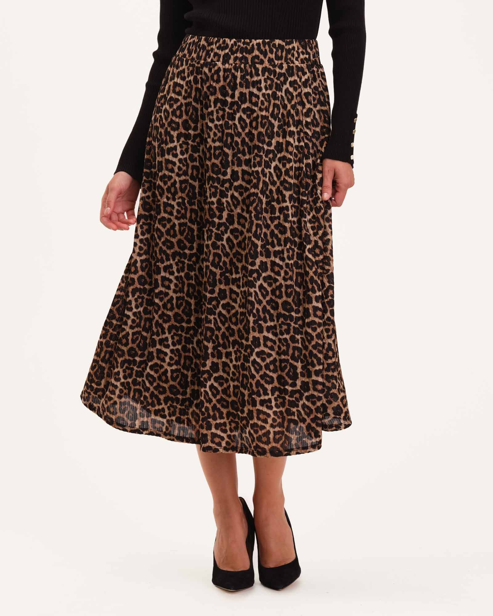 Cheetah print outlet skirt