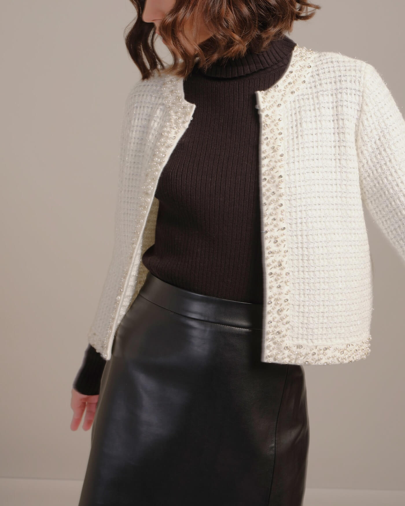 Shop Saddle Sleeve Ribbed Turtleneck Sweater | Philosophy | JANE + MERCER