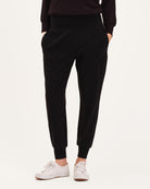 Pull-On Wide Waistband Knit Jogger | Philosophy | JANE + MERCER