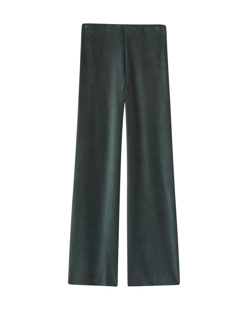 Ankle Length Pull-On Corduroy Pant, Evergreen | Industry