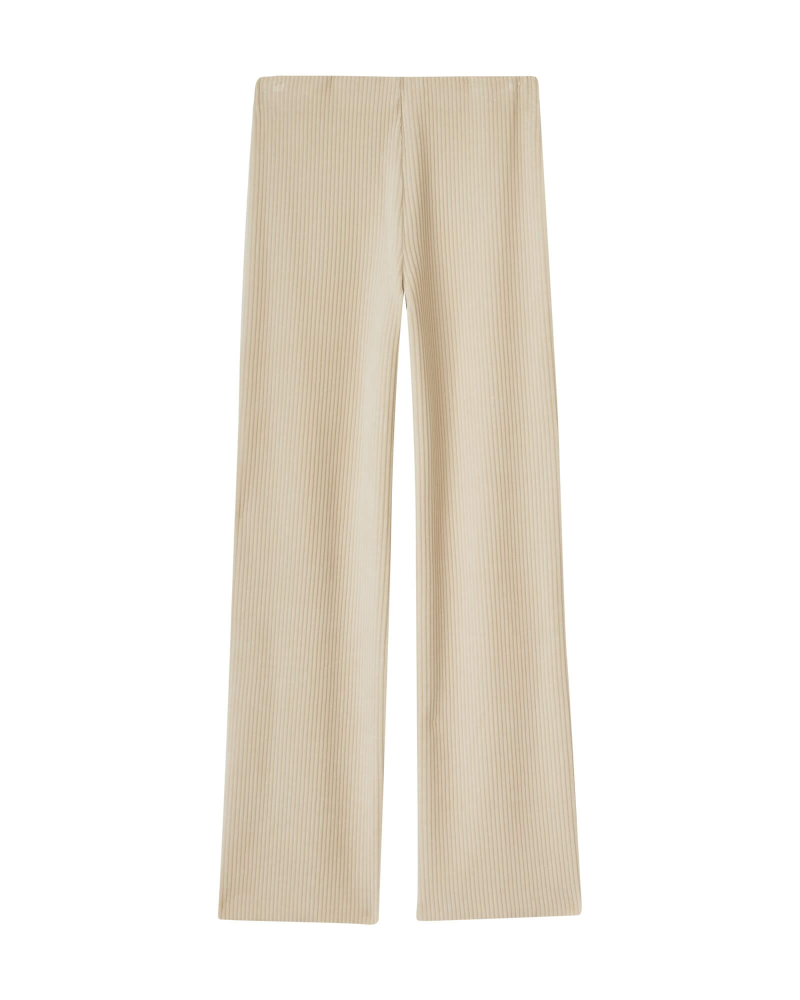Ankle Length Pull-On Corduroy Pant, Vanilla | Industry