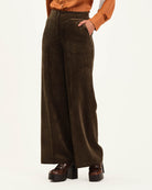 Button Front Wide Leg Corduroy Pant | Industry | JANE + MERCER