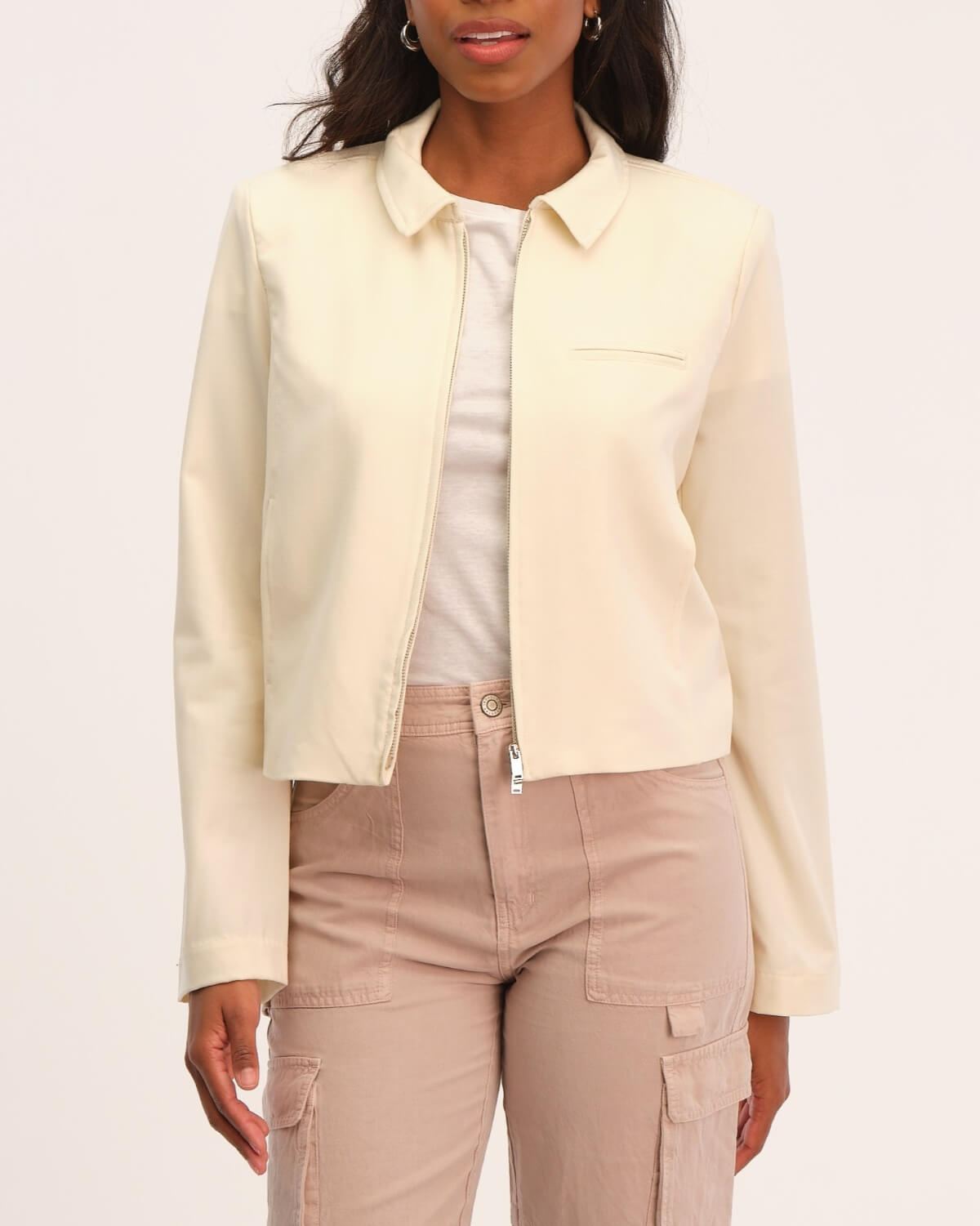 Truth Women's Collar Zip Jacket | JANE + MERCER