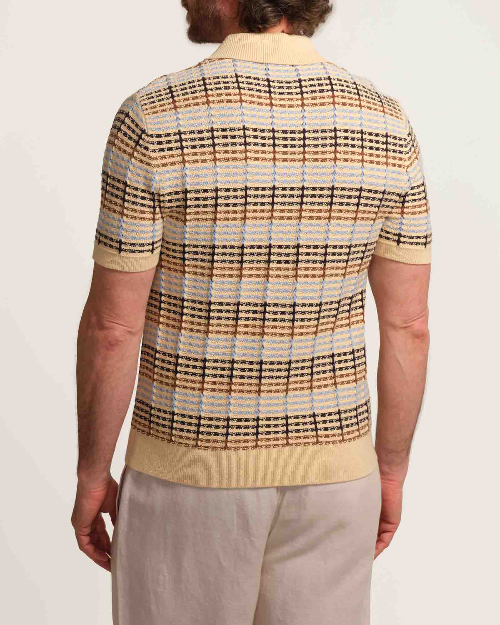 Truth Men's Striped Button Down Sweater Cardigan | JANE + MERCER