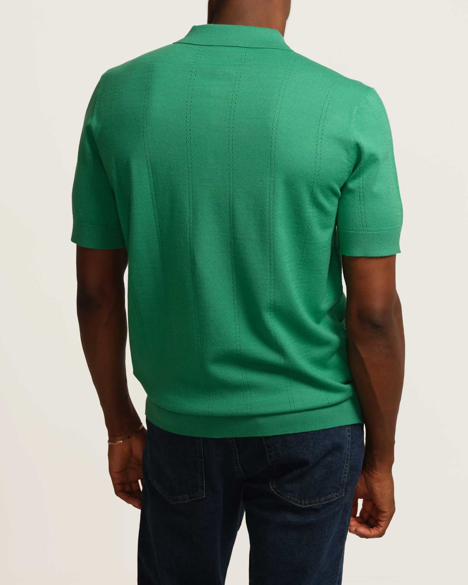 Shop Truth Men's Snap Button Sweater Polo | JANE + MERCER