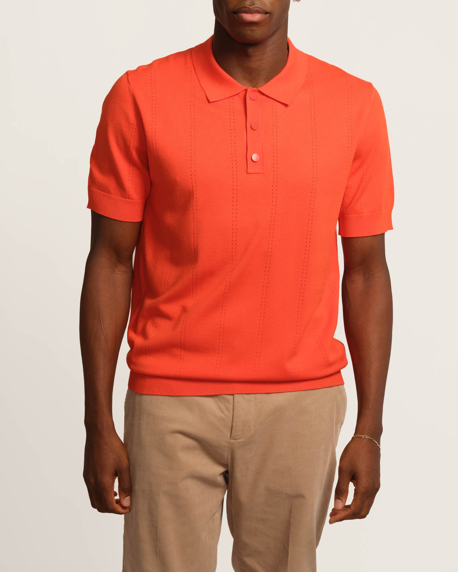 Truth Men's Snap Button Sweater Polo | JANE + MERCER