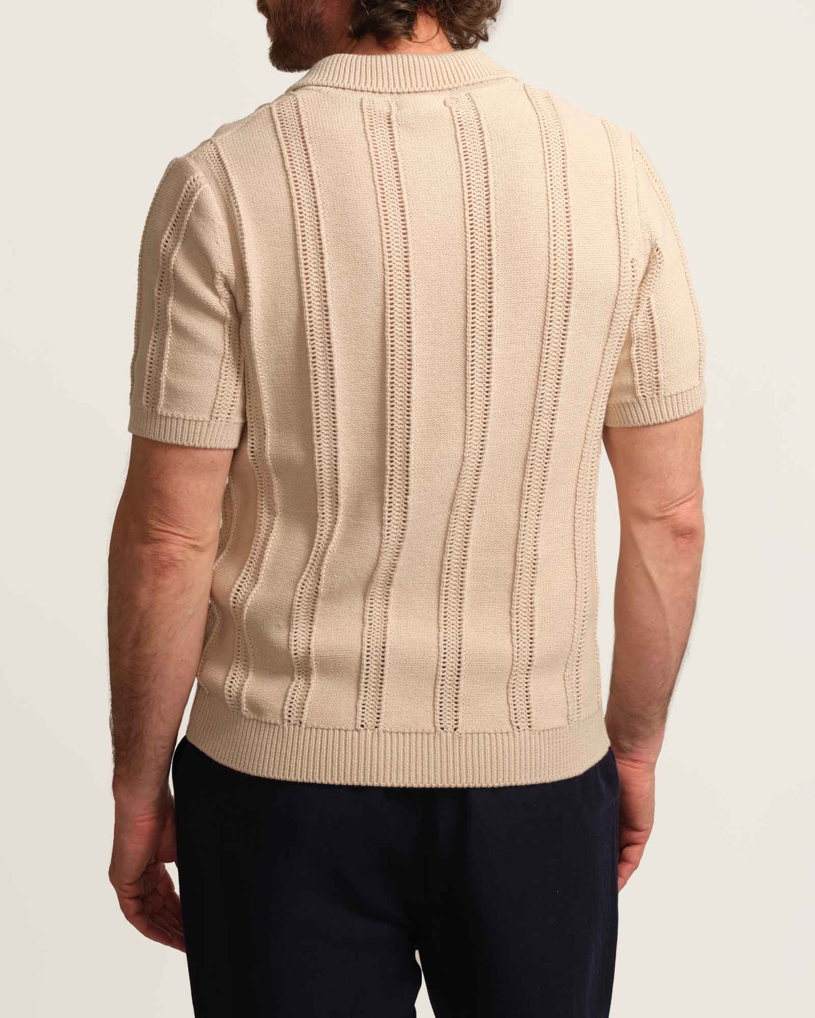 Truth Men's Novelty Knit Sweater Polo | JANE + MERCER