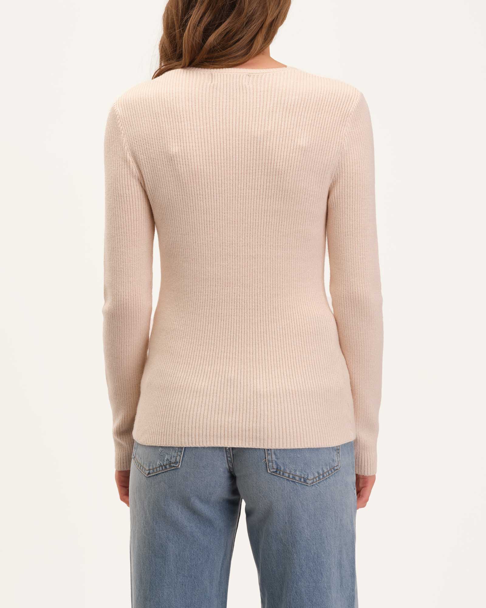Long Sleeve V-Neck Pullover | Truth | JANE + MERCER