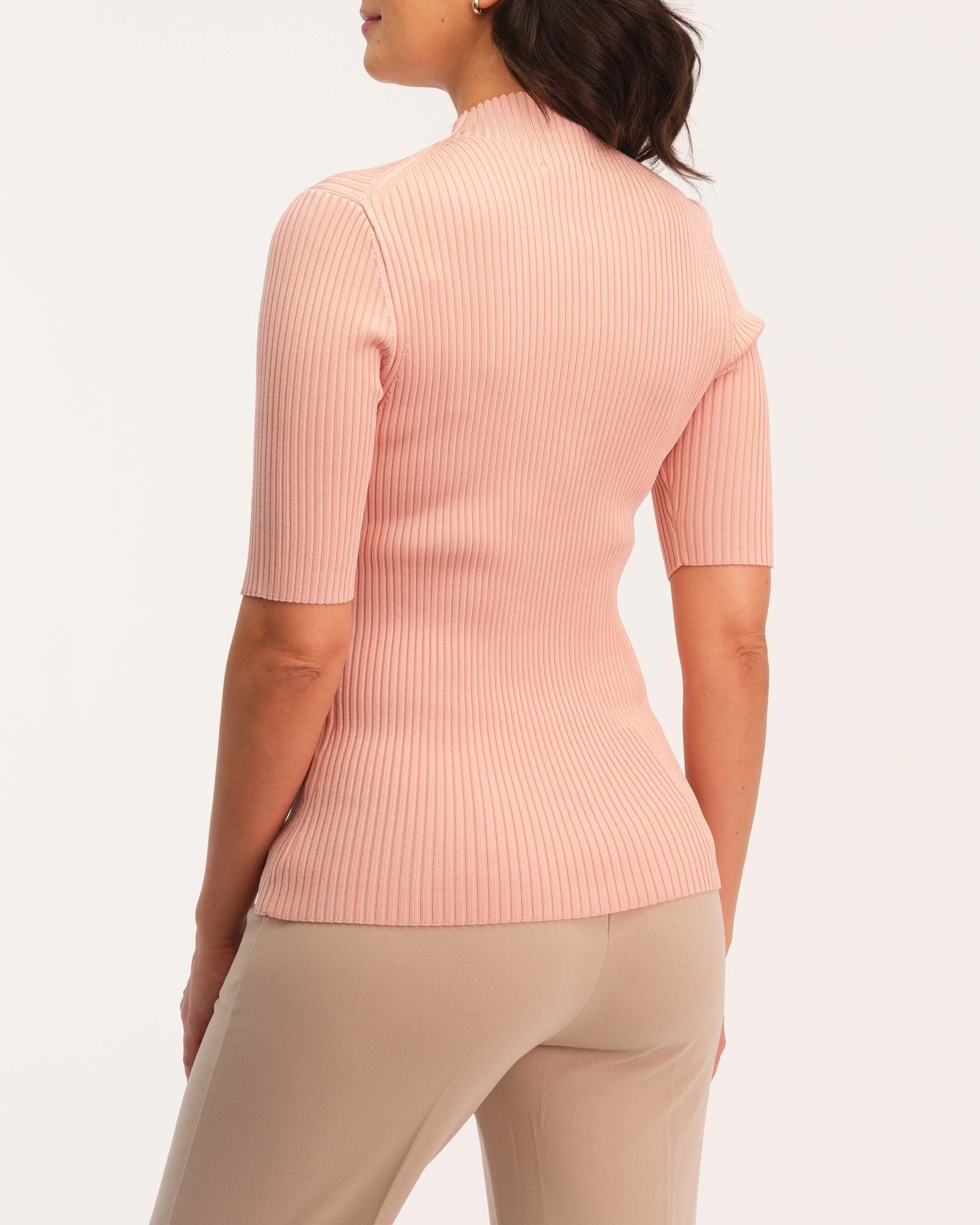 Shop Truth Women's Funnel Neck Ribbed Sweater | JANE + MERCER