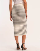 Truth Women's Pull-On Striped Maxi Skirt | JANE + MERCER