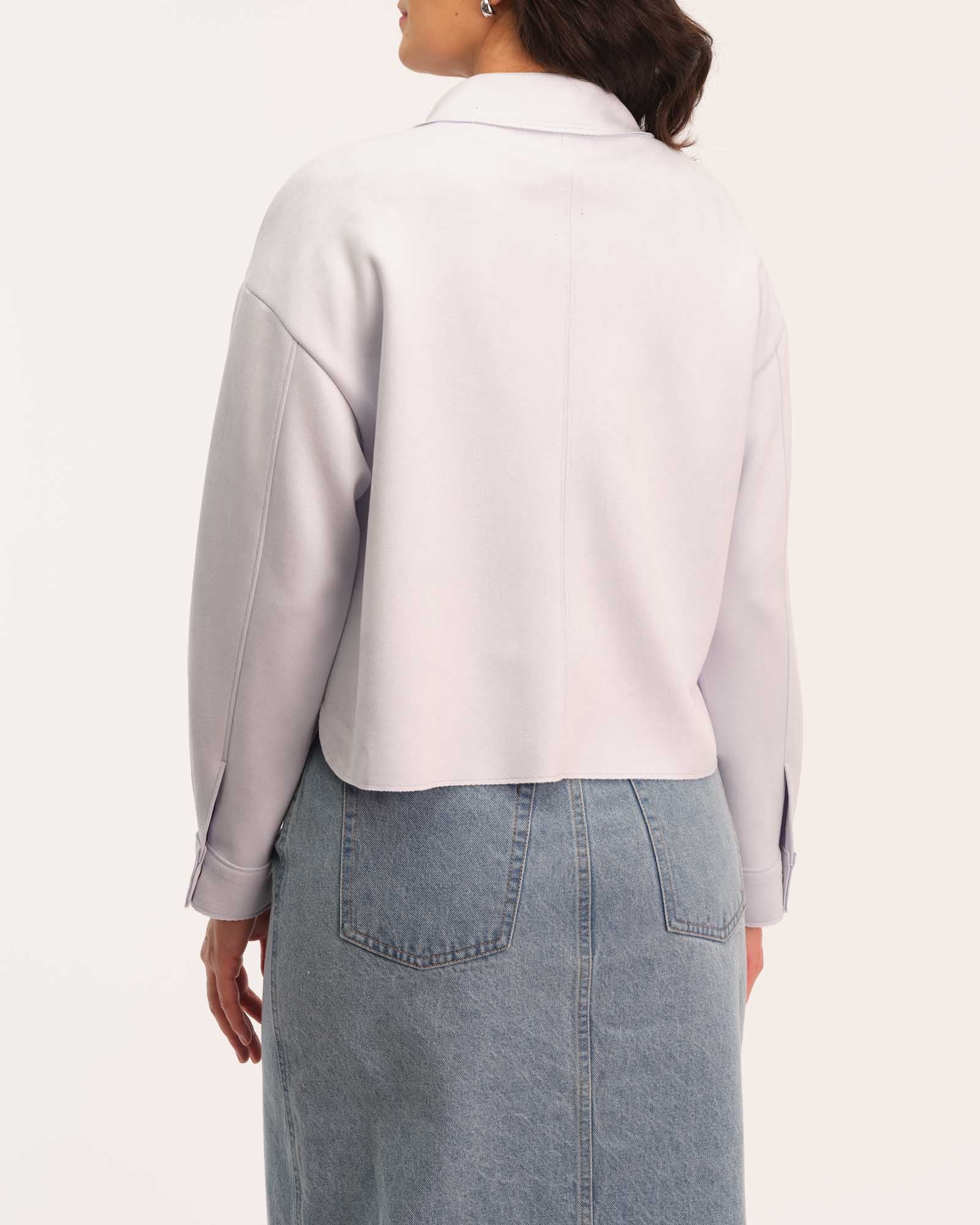 Shop Truth Women's Faux Suede Snap Front Short Jacket | JANE + MERCER