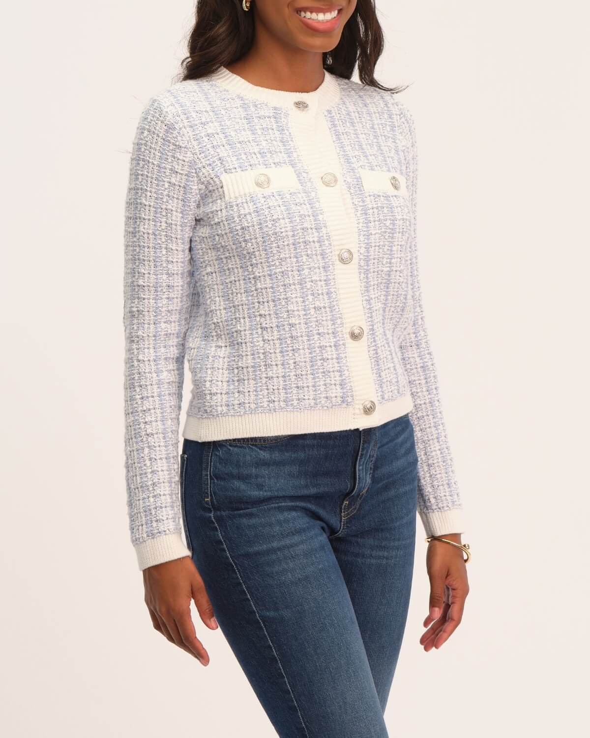 Truth Women's Button Front Sweater Jacket | JANE + MERCER