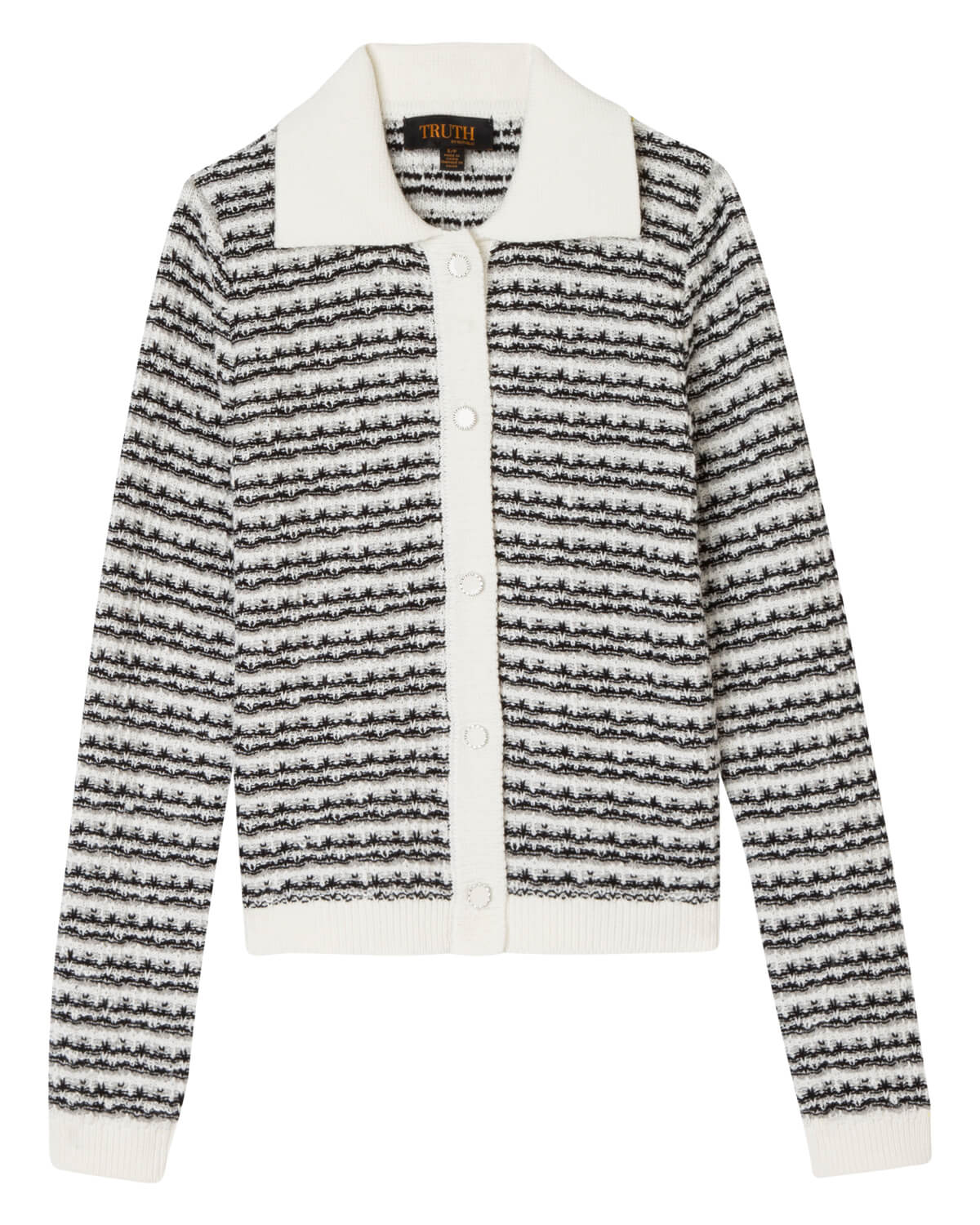 Truth Women's Button Front Sweater Polo Jacket | JANE + MERCER