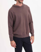 Men's Stretch Knit Pullover Hoodie, Anthracite Grey | Truth Men's