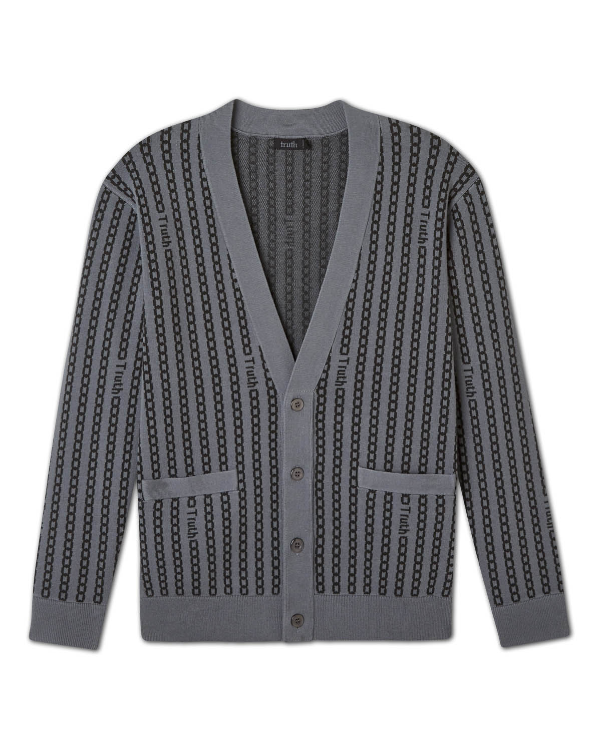 Jacquard Knit Button Down Cardigan | Truth Men's | JANE + MERCER