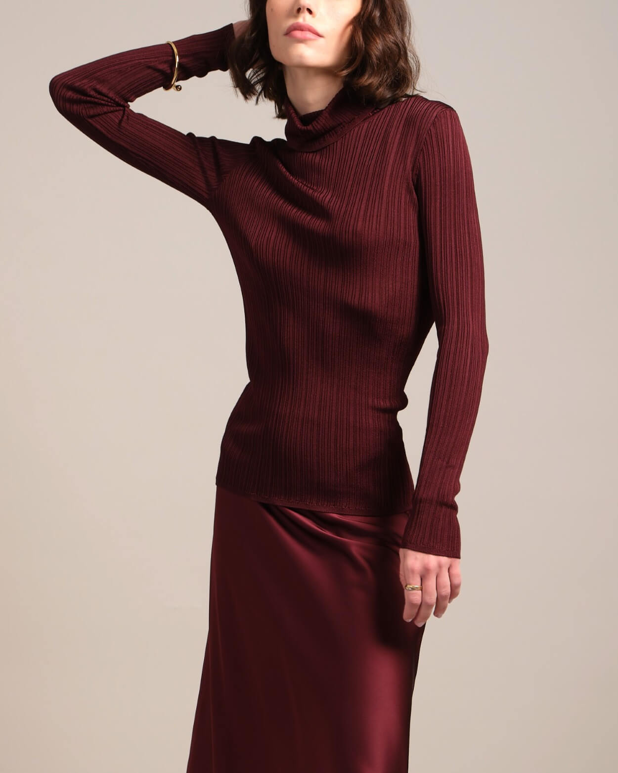 sheer rib knit tops – tiit tokyo
