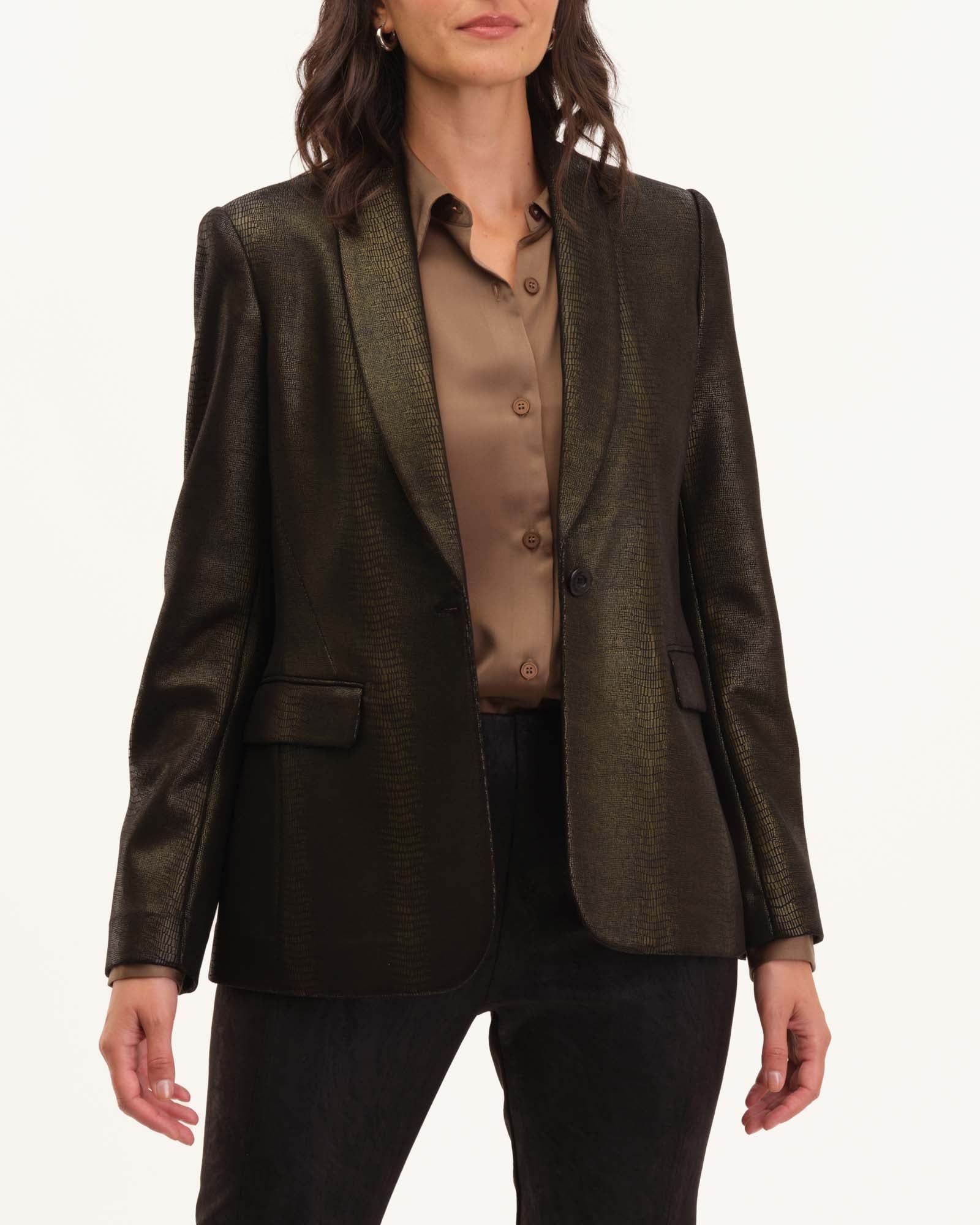 Elie tahari cheap velvet jacket