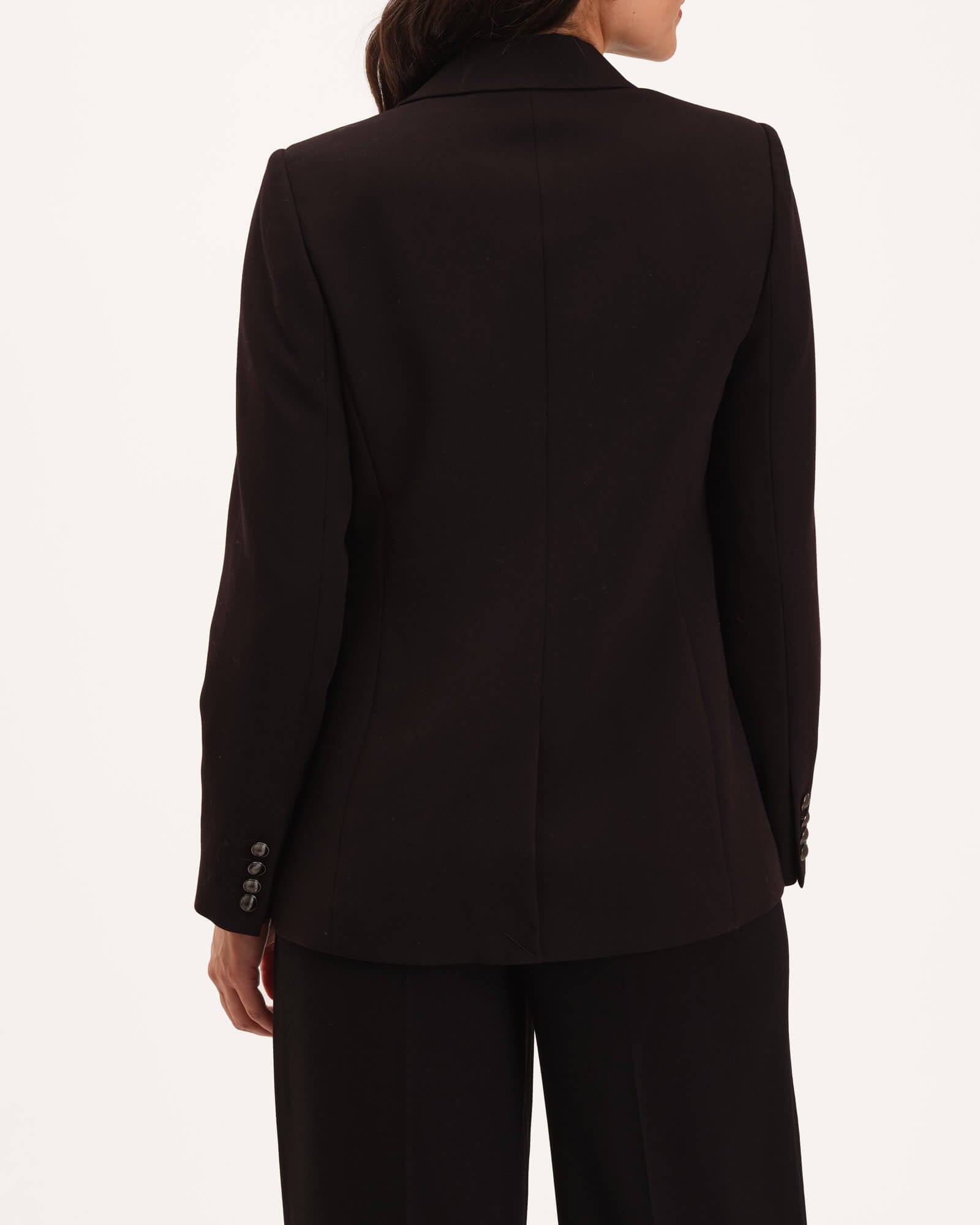 Transit single-breast notch-lapel blazer - Black