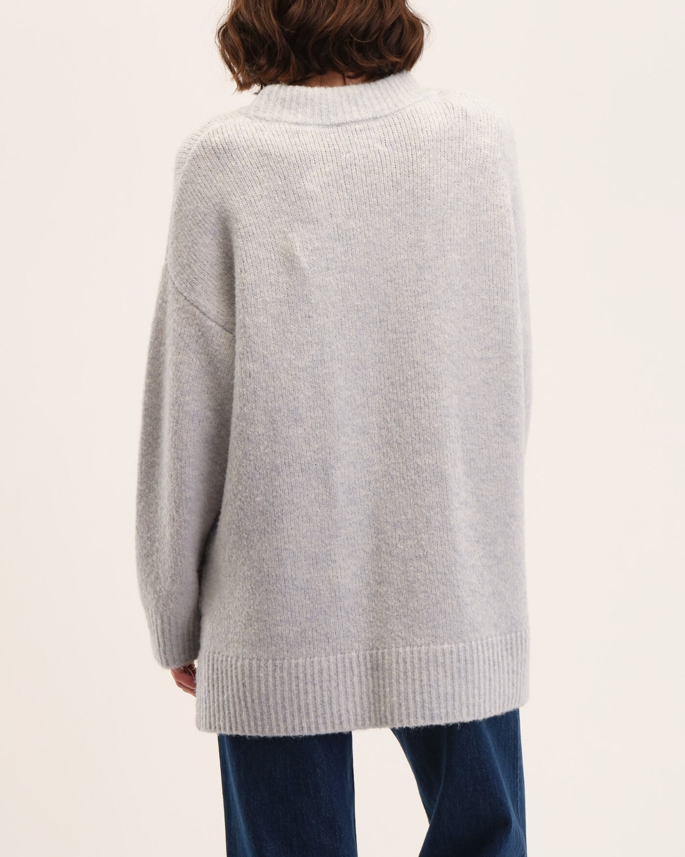 Shop Crew Neck Jersey Pullover Sweater | Elie Elie Tahari | JANE + MERCER