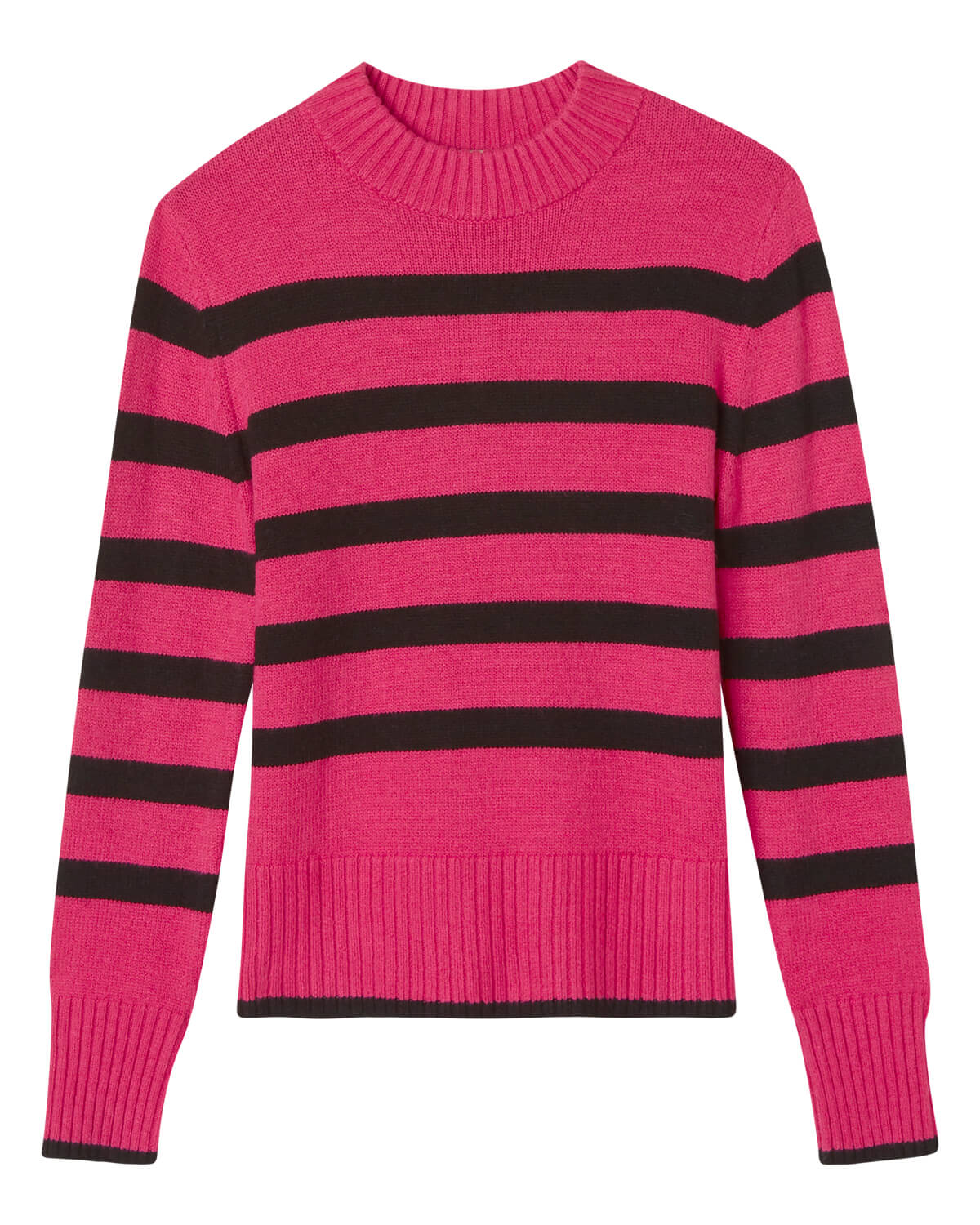 Shop Mock Neck Striped Sweater | Elie Elie Tahari | JANE + MERCER