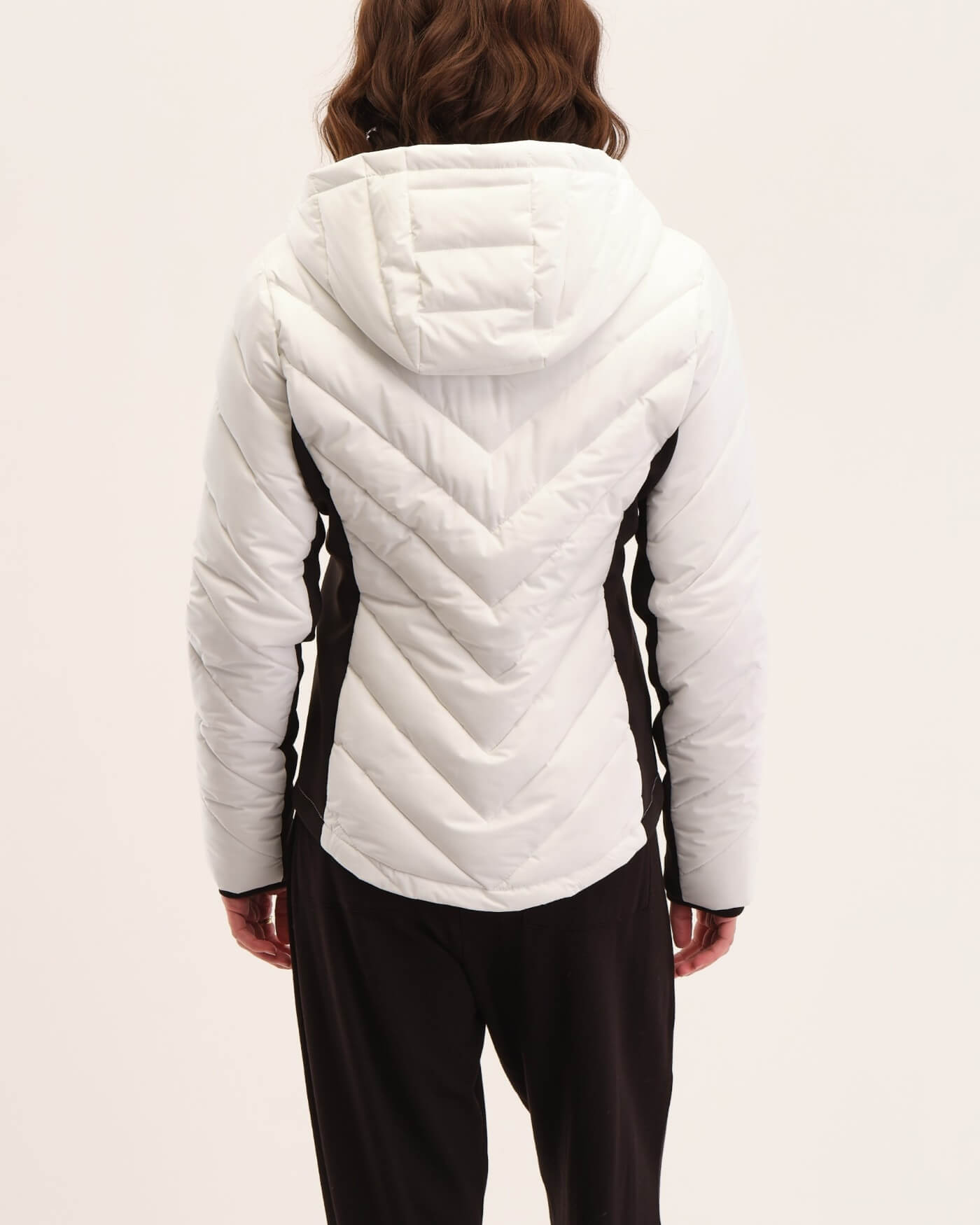 Quilted Zip Front Hooded Jacket | Elie Elie Tahari | JANE + MERCER