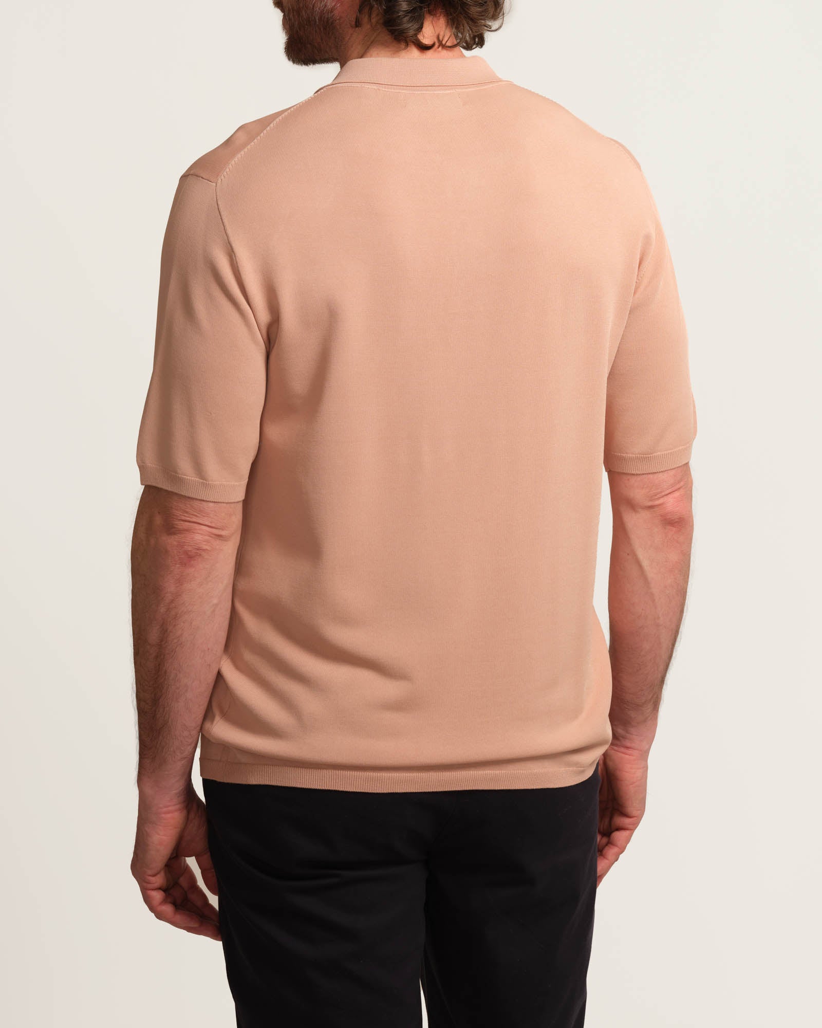Shop Elie Tahari Men's Two-Button Stretch Sweater Polo | JANE + MERCER