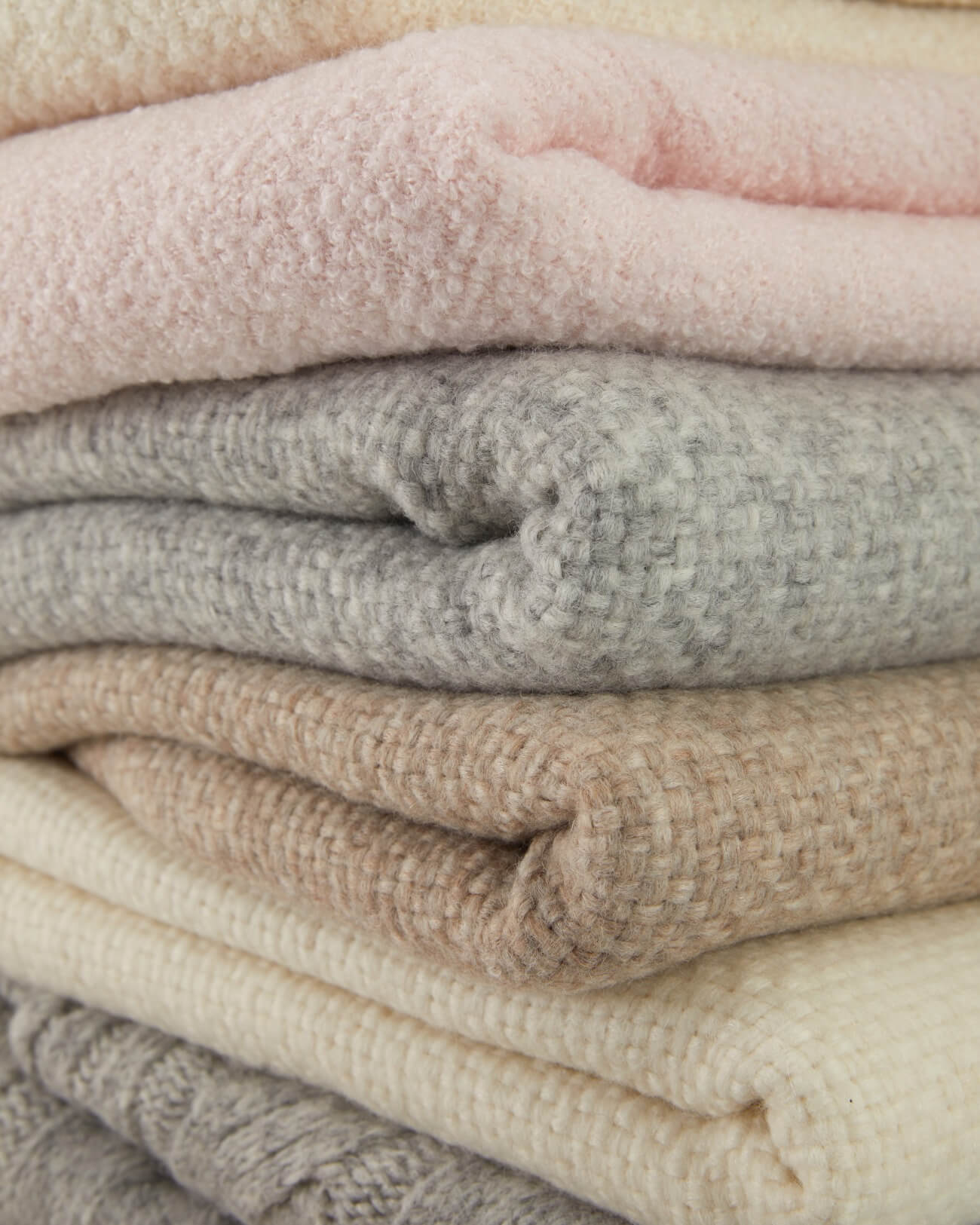 Elie Tahari Home 50x70 Alpaca and Wool Throw Blanket, Flannel Grey | JANE + MERCER