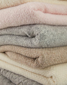Shop Elie Tahari Home 50x70 Alpaca and Wool Throw Blanket, Flannel Grey | JANE + MERCER