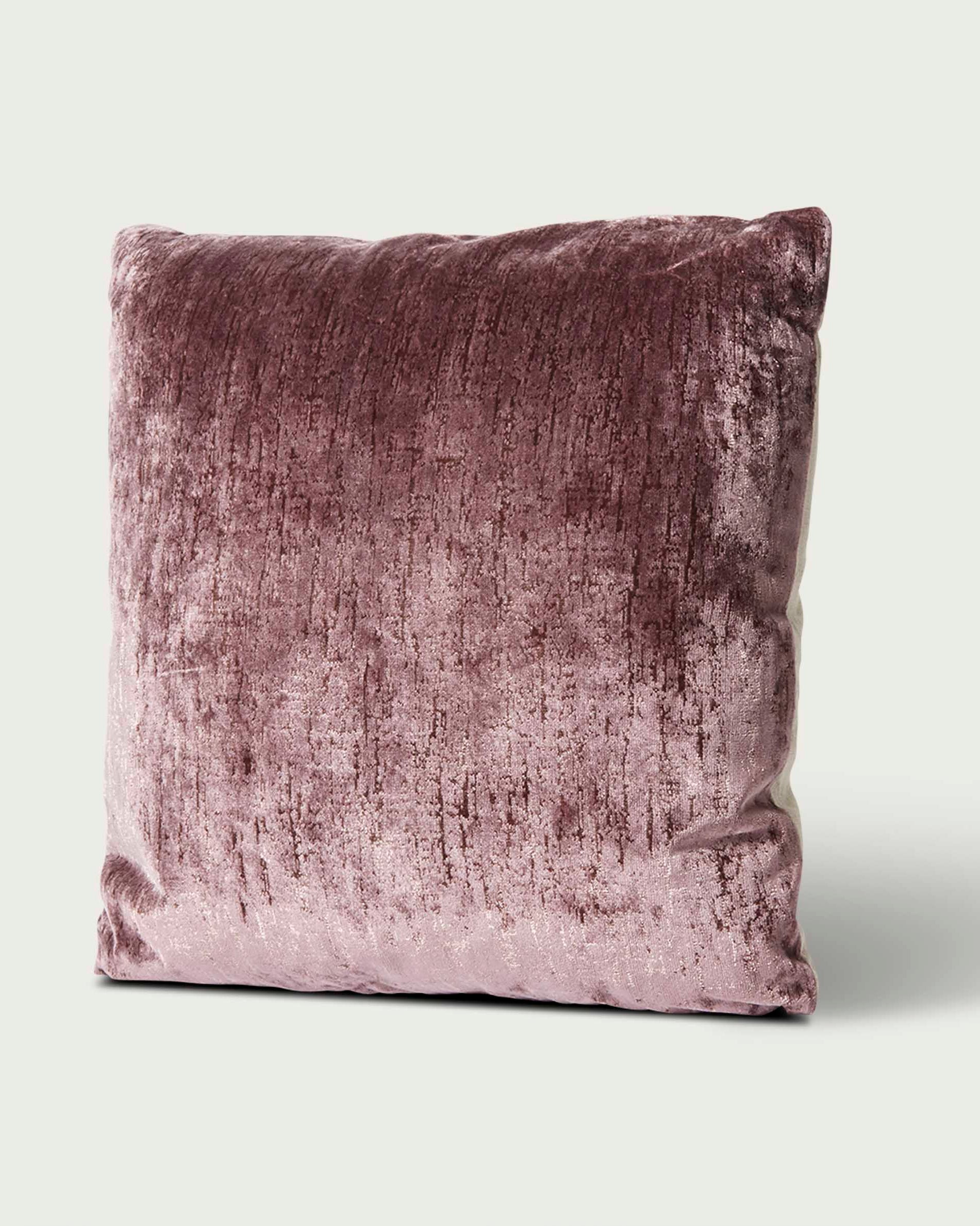 “Victoria” Vintage Crushed Velvet Throw Pillow