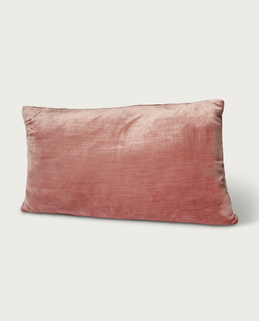 14x22 Victoria Velvet Pillow, Smoky Rose | Elie Tahari Home