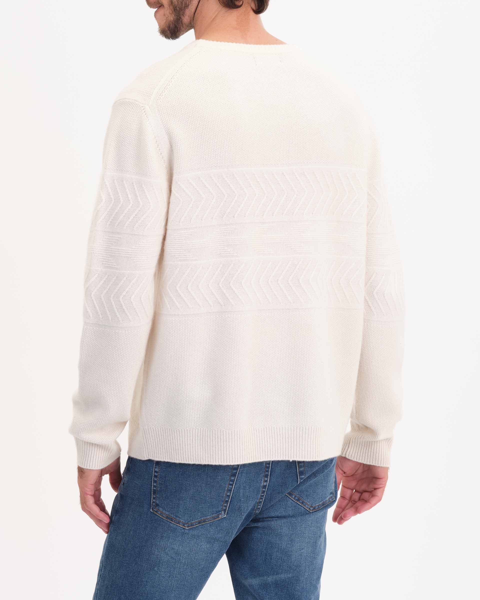 Men's Cashmere Fair Isle Pullover Sweater | Magaschoni Men | JANE + MERCER