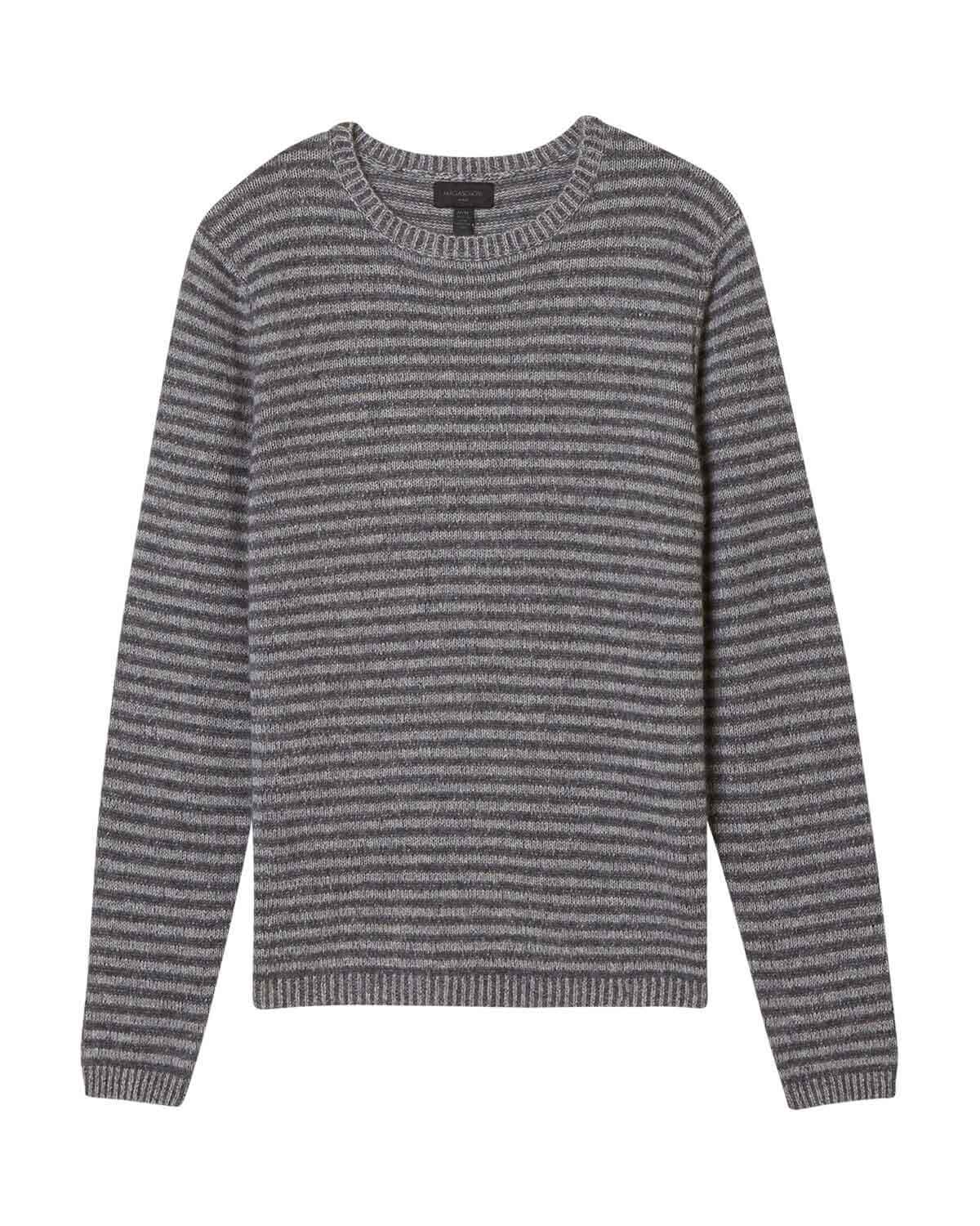 Shop Men's Cashmere Stripe Pullover Sweater | Magaschoni Men | JANE + MERCER