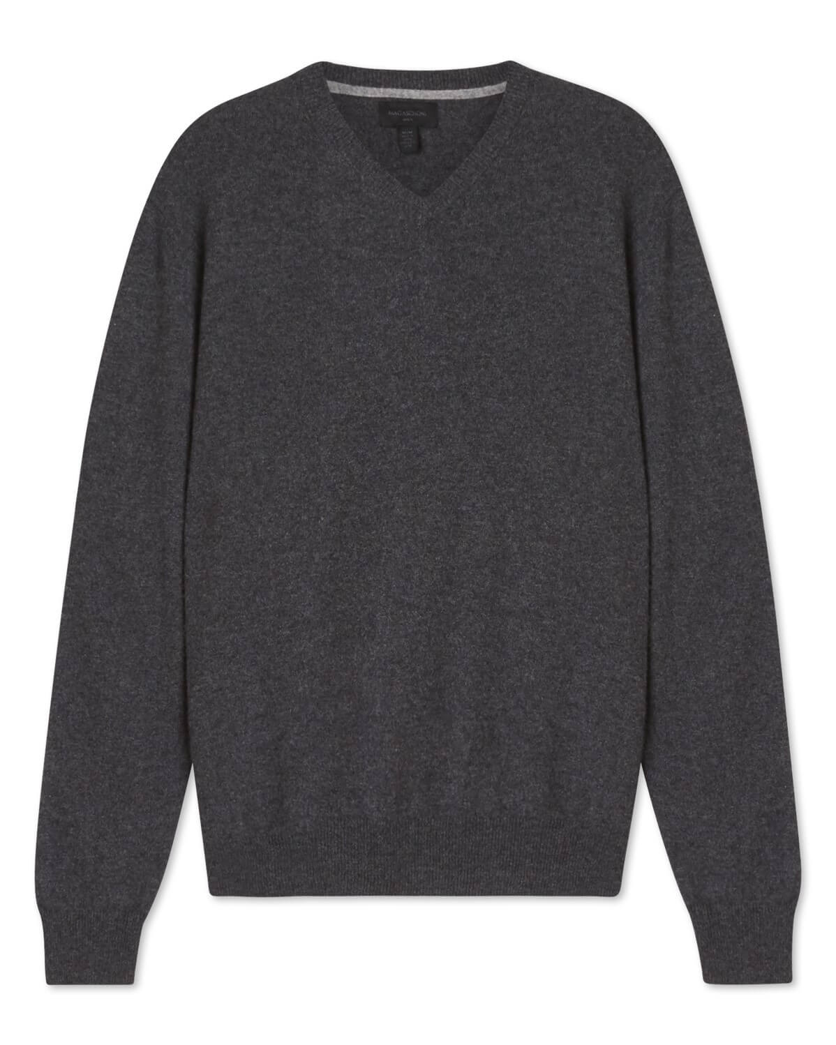 Shop Men's Cashmere V-Neck Sweater | Magaschoni Men | JANE + MERCER