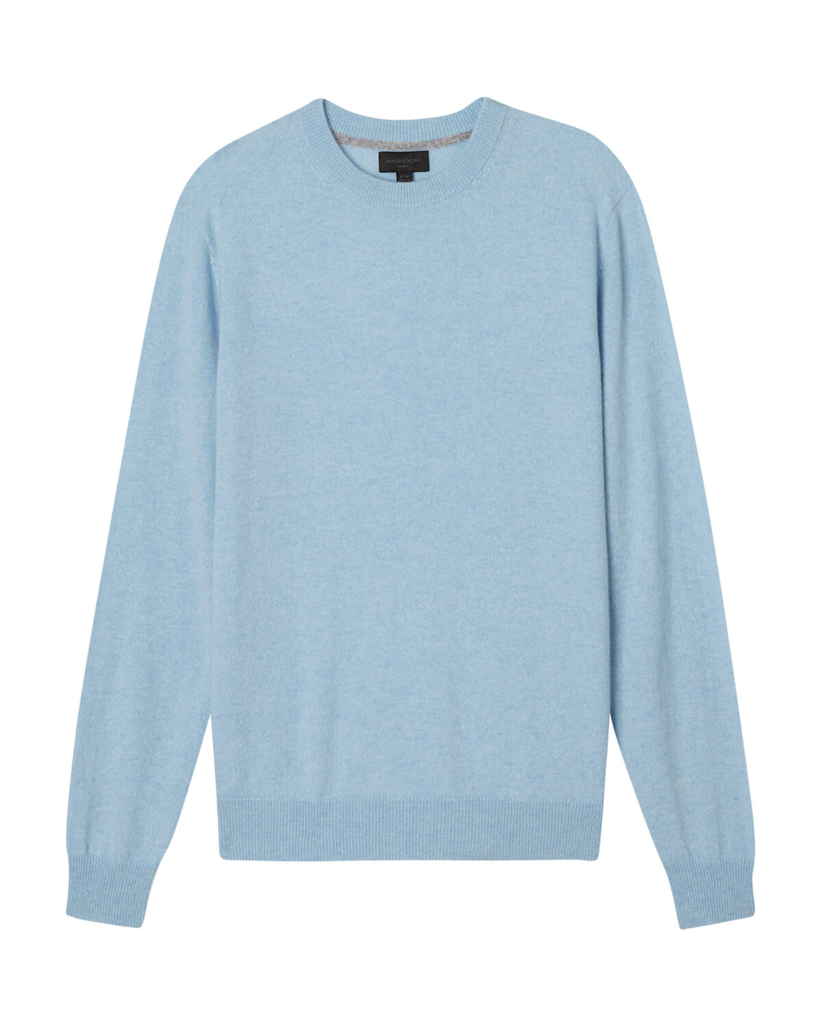 Shop Men's Cashmere Rib Trim Crew Neck Sweater | Magaschoni Men | JANE + MERCER