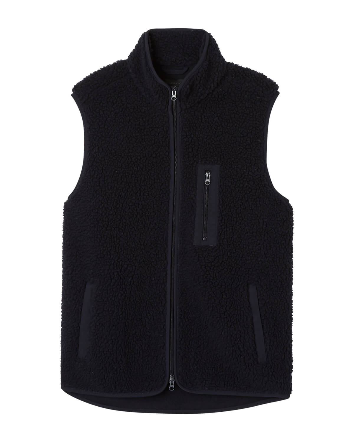 Men's 3-Pocket Zip Front Fleece Vest | Magaschoni Men's