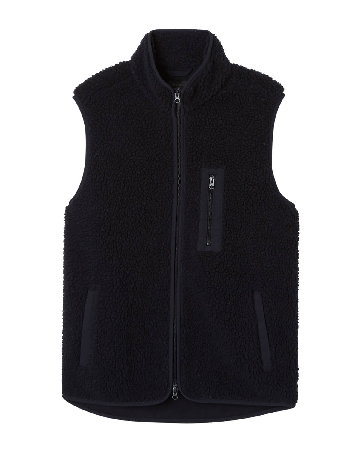 Shop Men's 3-Pocket Zip Front Fleece Vest | Magaschoni Men's | JANE + MERCER