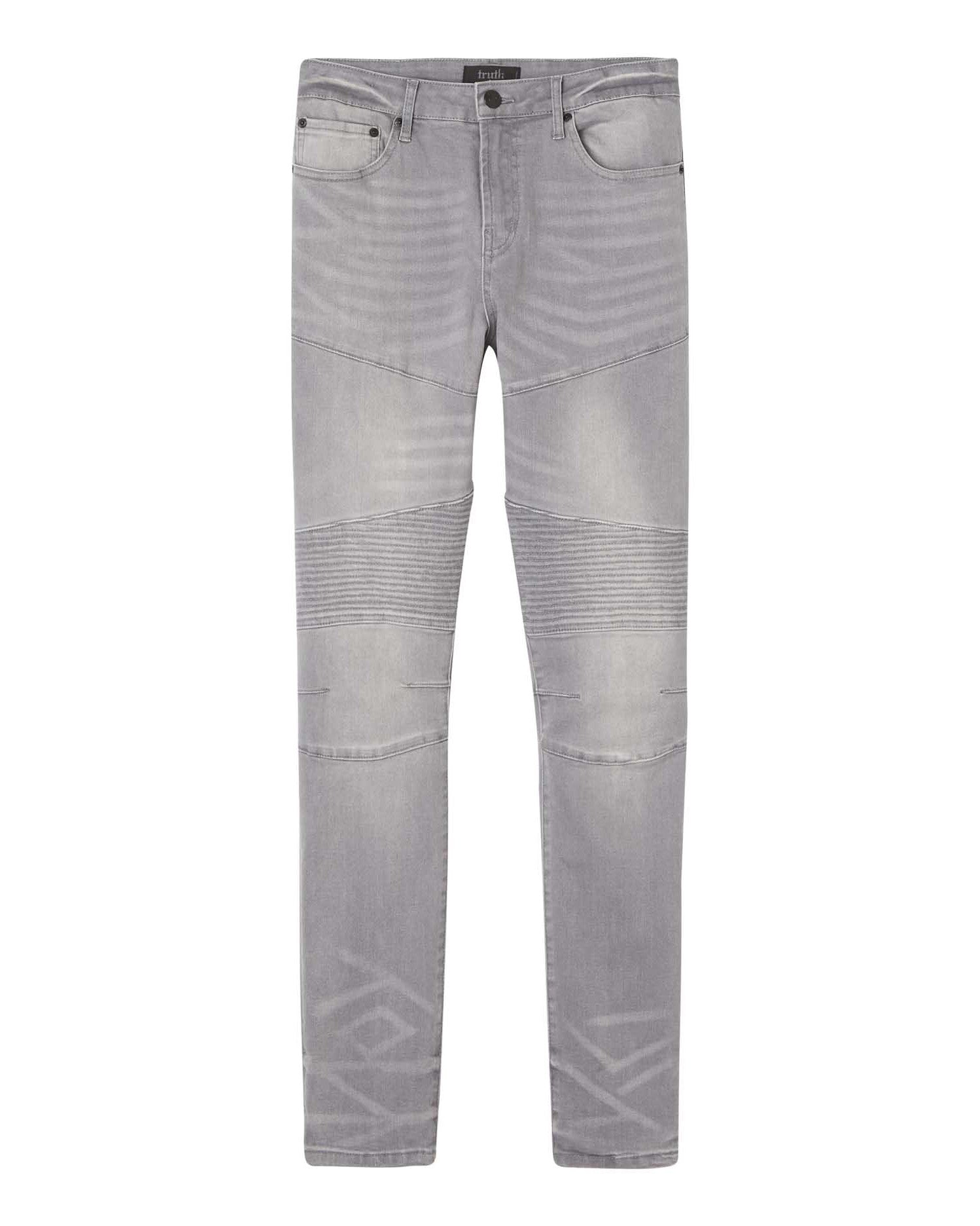 Mens biker sale jeans grey