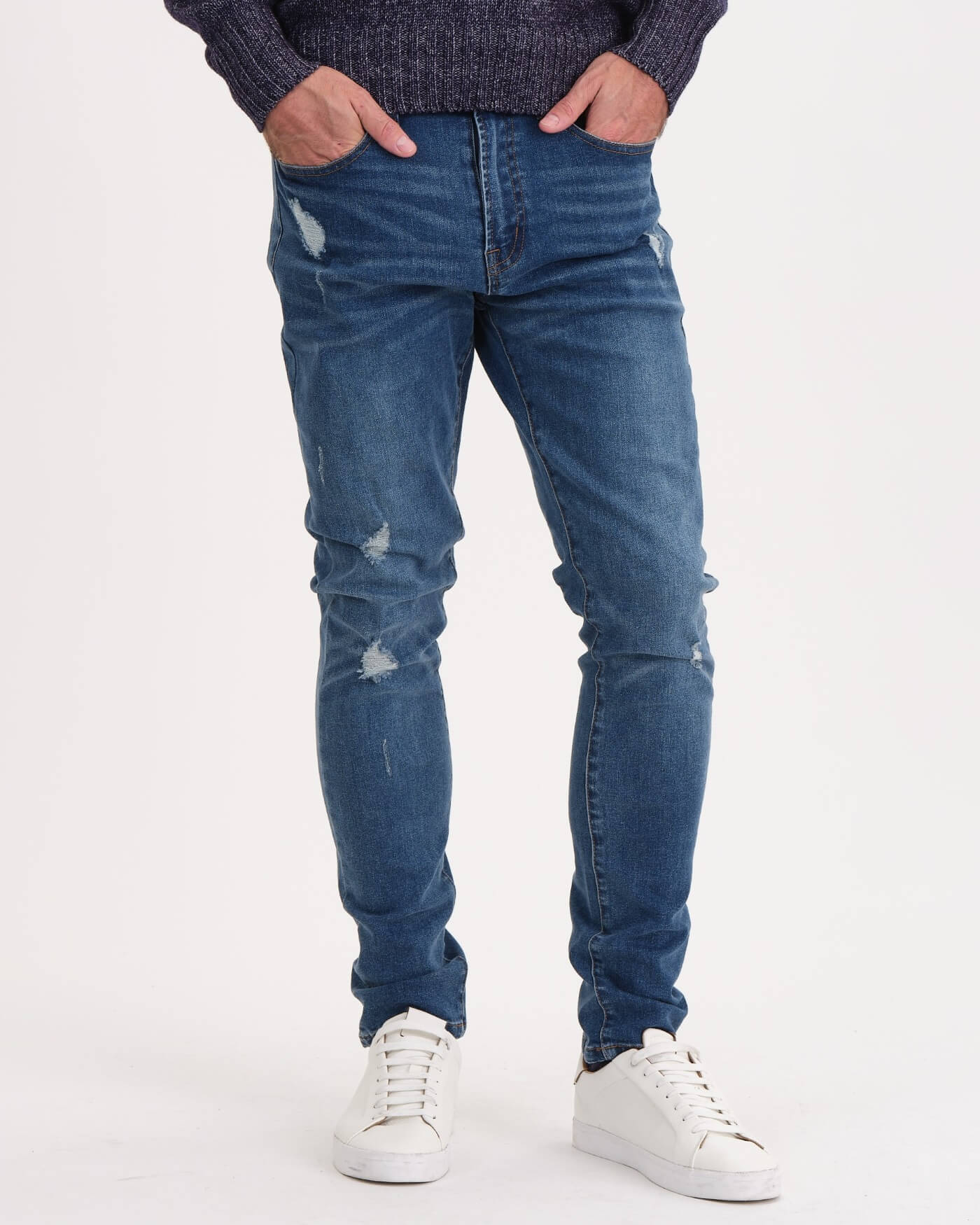 Casual Wear Plain Men Skinny Fit Denim Jeans, Waist Size: 30-36 at Rs  399/piece in Delhi