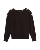 Wide Neck Dolman Sweater, Black | T Tahari