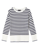 Striped Jersey Pullover Sweater | T Tahari | JANE + MERCER
