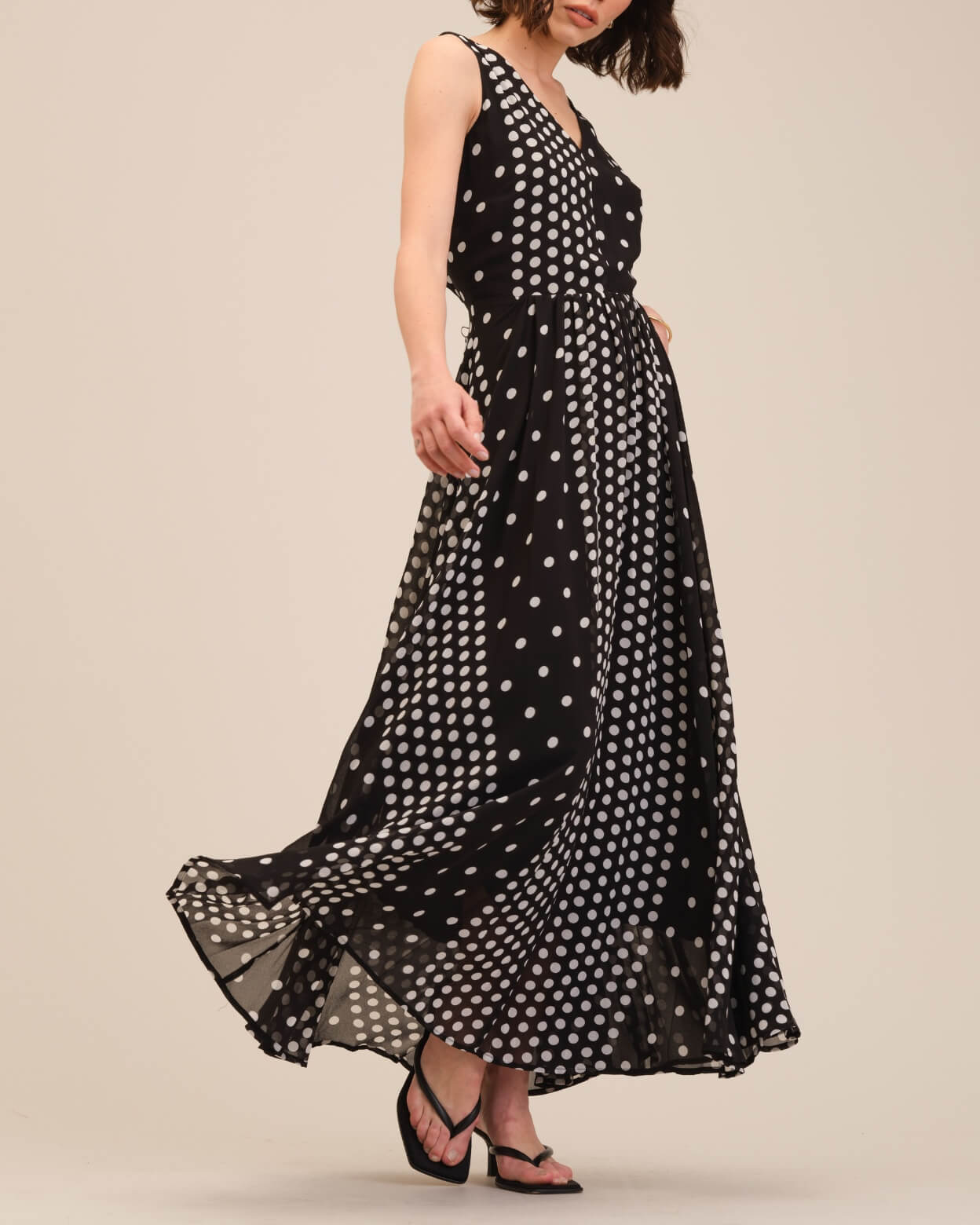 Shop Polka Dot Maxi Dress | T Tahari | JANE + MERCER